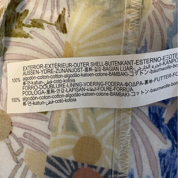 Zara Halter Mini Floral Dress with Open Back 
Size M - Picture 9 of 9